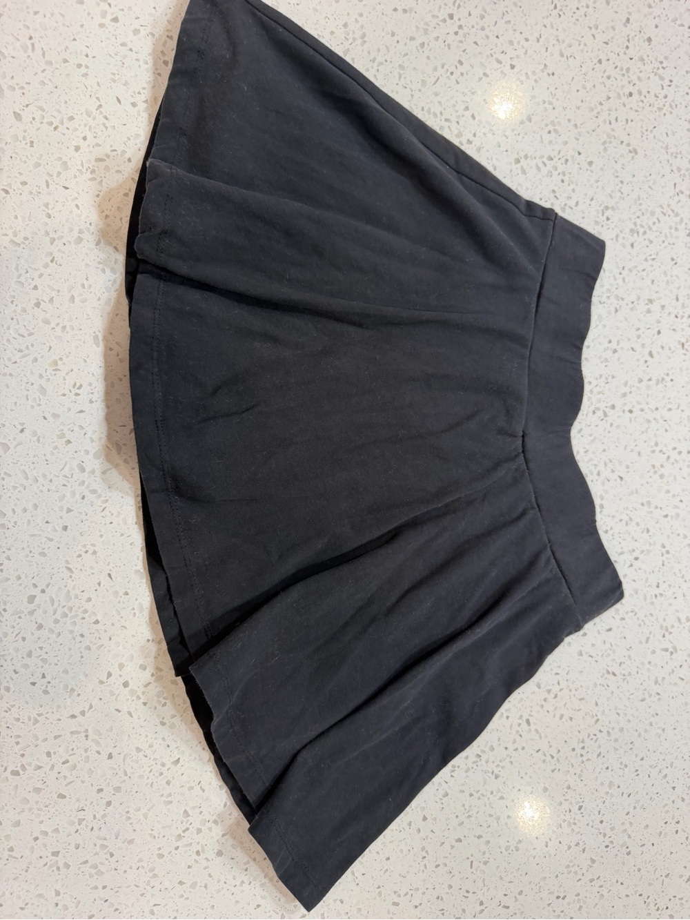 SHEIN Black Pleated Mini Skirt